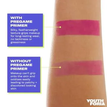 Youthforia Pregame Primer, Daily Protective, Hydrating Face Primer, Grips Makeup & Locks In Moisture For A Soft-Radiant Glow, Vegan & Cruelty-Free