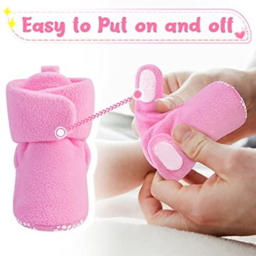 Pro Goleem Fleece Baby Booties for Warm Cozy Feet