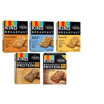 Kind Breakfast Bars Variety Pack - Assorted Delicious Snack Bars