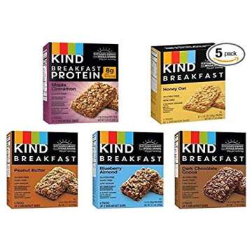 Kind Breakfast Bars Variety Pack - Healthy & Delicious Snacks
