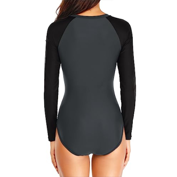 Daci Long Sleeve One Piece Rash Guard for Women
