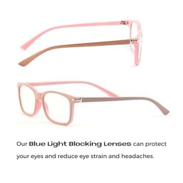 Stylish Blue Light Blocking Glasses for Men and Women