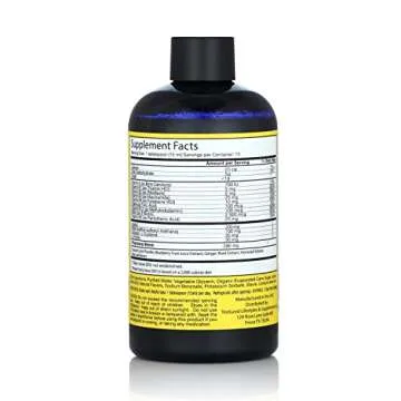 Curls Blueberry Bliss Blissful Lengths Liquid Hair Growth Vitamin - Grow, Strengthen and Maintain Healthy Hair, Nails & Skin - Wavy, Curly, and Coily Hair-8oz