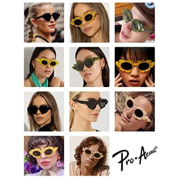 Pro Acme Cat Eye Flower Sunglasses for Stylish UV Protection