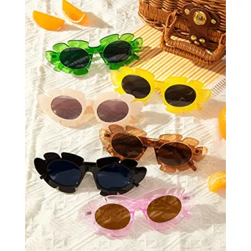 Pro Acme Cat Eye Flower Sunglasses for Stylish UV Protection