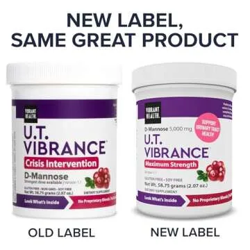 Vibrant Health, U.T. Vibrance Powder, Crisis Intervention for Urinary Tract Health, 10 Servings