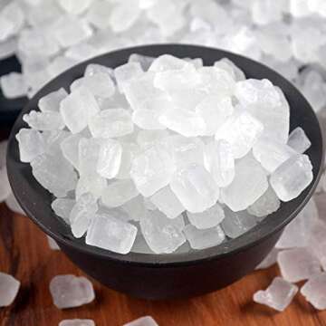 South Word Brand Lung Po Lump Candy / Crystal Rock Sugar 南字牌 單晶冰糖 - 14.1 OZ (White "白冰糖")