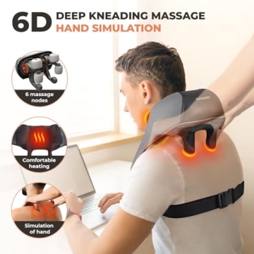 Shiatsu Neck Massager with Heat for Pain Relief