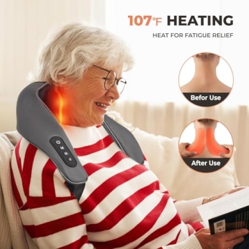 Shiatsu Neck Massager with Heat for Pain Relief