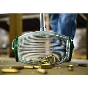 Caldwell Brass Retriever with Collapsible Design and Basket Separator for Target Shooting, Range, and Reloading