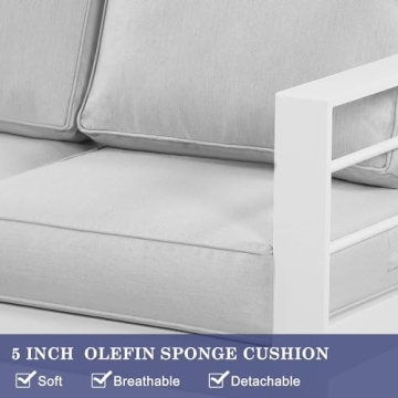 Wisteria Lane Aluminum Outdoor Patio Furniture Set