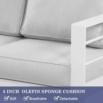 Wisteria Lane Aluminum Outdoor Patio Furniture Set