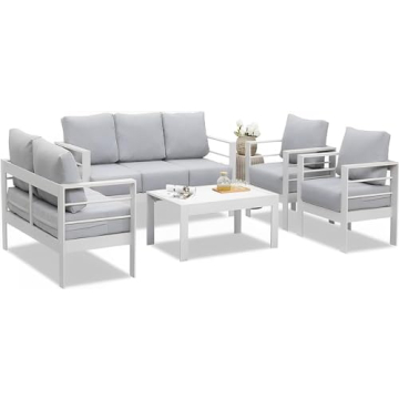 Wisteria Lane Aluminum Outdoor Patio Furniture Set