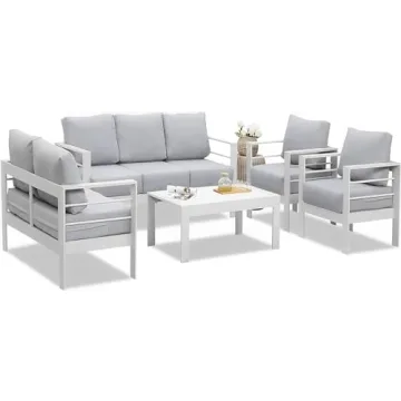 Wisteria Lane Aluminum Outdoor Patio Furniture Set