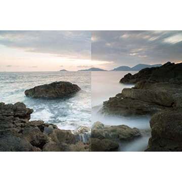 NiSi 82mm HUC PRO Nano IR ND64 - Circular 1.8 Density, 6 Stop Fixed Neutral Density Camera Lens Filt...