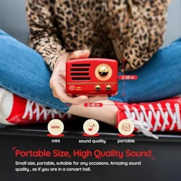 Muzen Retro Bluetooth Speaker with FM Radio and AUX