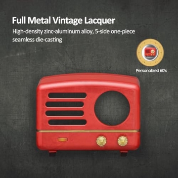 Muzen Retro Bluetooth Speaker with FM Radio and AUX