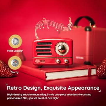 Muzen Retro Bluetooth Speaker with FM Radio and AUX