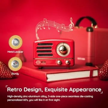 Muzen Retro Bluetooth Speaker with FM Radio and AUX