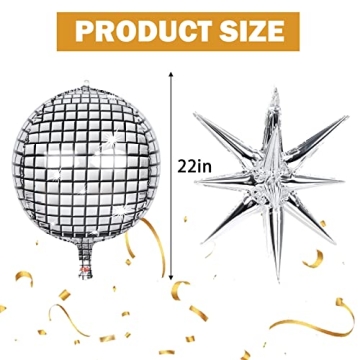 Elevate Your Party with 22 Inch Silver Disco Balloons