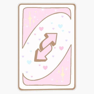 Uno Reverse Card Sticker - Fun Vinyl Decal for All Ages