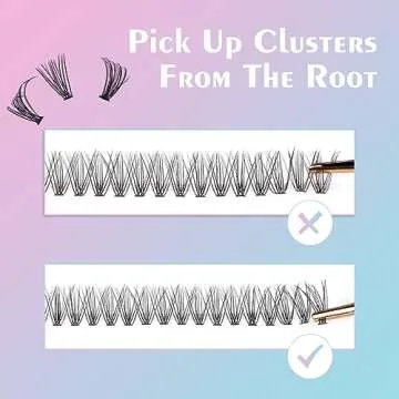 Individual Lashes 240Pcs 20D+30D Lash Clusters D Curl Mixed 10-16mm Cluster Lashes Matte Black Wispy DIY Lash Extensions (20/30D-D,10-16mm Mixed)