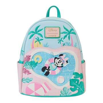 Minnie Mouse Poolside Mini Backpack by Loungefly