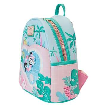 Minnie Mouse Poolside Mini Backpack by Loungefly