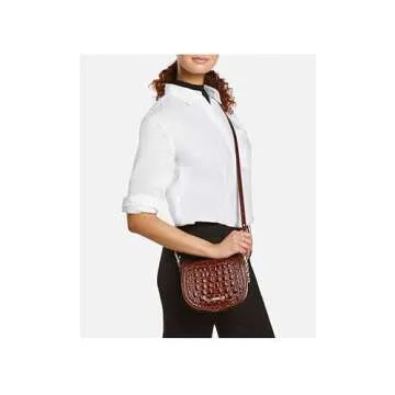 Stylish BRAHMIN Briar Pecan Melbourne Crossbody Bag