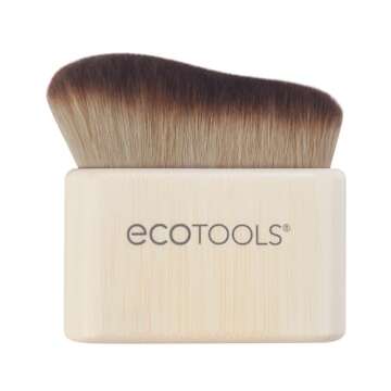 EcoTools Good Tan Body + Face Self-Tan Blending Brush, Kabuki Brush For Applying Self Tanner, Sunles...