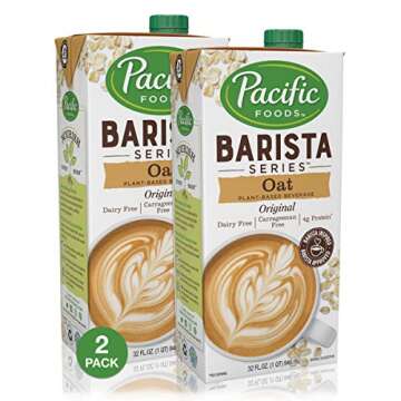 Pacific Foods Barista Series Oat Milk - Two 32 Ounces