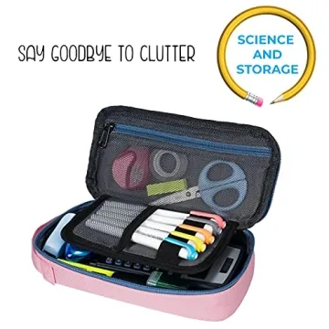 ECHSRT Large Pencil Case with Big Capacity and Design