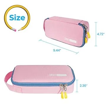 ECHSRT Large Pencil Case with Big Capacity and Design