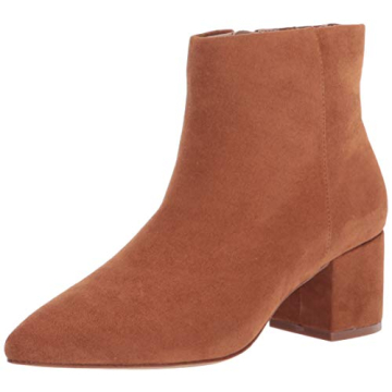 The Drop Women's Jessie Ankle Boot - Stylish Cognac Micro Footwear