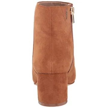 The Drop Women's Jessie Ankle Boot Stylish Cognac Footwear