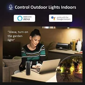 Novostella 2 Pack 20W Smart LED Flood Lights, RGBCW, 2700K-6500K, 2000LM, WiFi Outdoor Dimmable Color Changing Stage Light, IP66 Waterproof, Multicolor Wall Washer Light, Work with Alexa