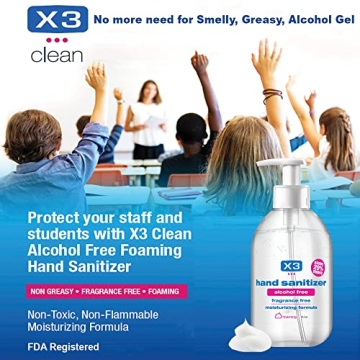 X3 Clean Foaming Hand Sanitizer - Pack of 3
