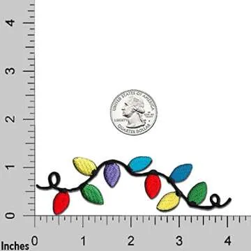 Laughing Lizards Christmas Light Patches - Vibrant & Fun