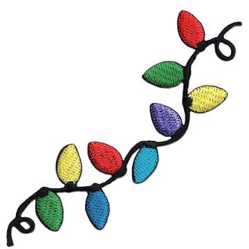 Laughing Lizards Christmas Light Patches - Vibrant & Fun