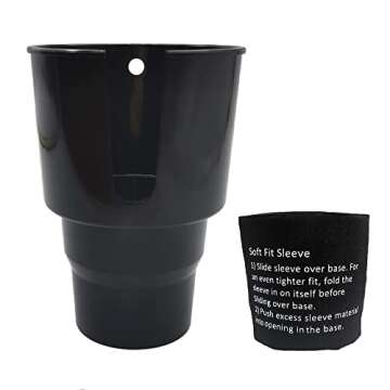 Smile Turtle Car Cup Holder for 32 oz and 40 oz Bottle,Water Bottle Expander,Car Coasters Cup Holder...