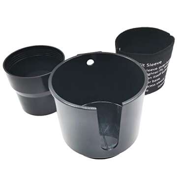 Smile Turtle Car Cup Holder for 32 oz and 40 oz Bottle,Water Bottle Expander,Car Coasters Cup Holders Insert,Automotive Consoles & Organizers Interior Accessories, CCT-003