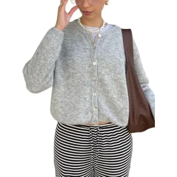 Chic & Cozy Women's Lightweight Cardigan Sweater - Perfect for Every Occasion!