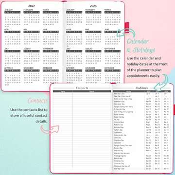 GoGirl Salon Appointment Book – Reservation Book for Beauty Salons, Spas, Hair Stylists, Estheticians – Appt Booking Planner, 7x10″ (Hot Pink)