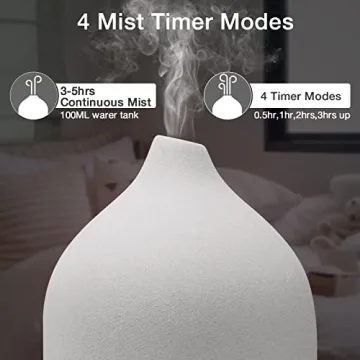 Essential Oil Diffuser with LED Lights & Auto Shut-Off