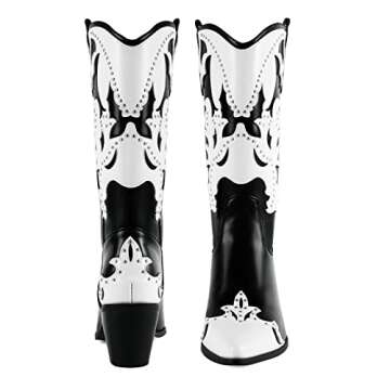 Stylish Women's Embroidered Cowboy Boots for All Seasons