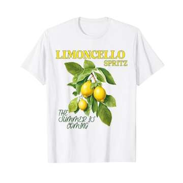 LIMONCELLO SPRITZ X Lemon Liqueur Fun T-Shirt for Summer Joy
