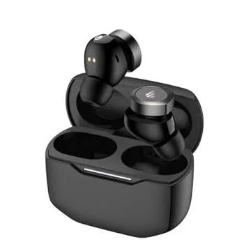 Edifier W240TN Active Noise Cancellation Earbuds with Bluetooth V5.3 - True Wireless Earbuds with Dual Dynamic Drivers - Fast Charging - Custom EQ - Physical Button and App Control - Black