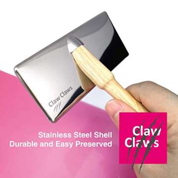 Claw Claws Pet Slicker Brush for Medium Dogs - Best Grooming Tool