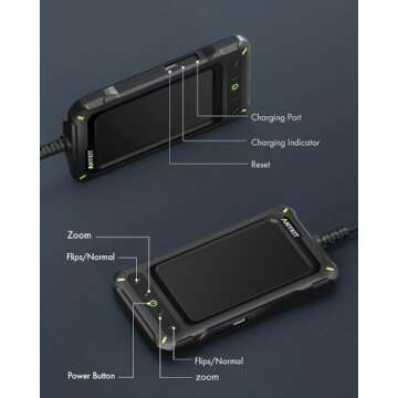 Anykit Borescope Inspection Camera - 4.3” HD Waterproof Snake Camera