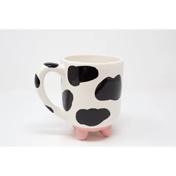 Boston Warehouse Udderly Cow Mug - Perfect Gift for Cow Lovers